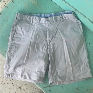 Peter Millar Light Gray Flat Front Shorts